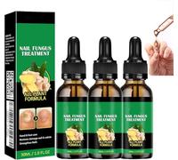 Trattamento per unghie allo zenzero, 30 ml, olio per la cura delle cuticole allo zenzero per unghie, multiuso per la riparazione delle unghie, siero per la crescita delle unghie, siero per unghie allo