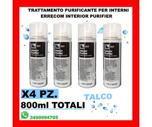 TRATTAMENTO PURIFICANTE PER INTERNI ERRECOM INTERIOR PURIFIER 800ML AL TALCO