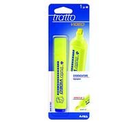 Tratto 042601 - Pennarello fluorescente, colore: giallo, 1 pezzo