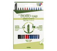 Tratto 1 Green Plastic astuccio 12 pz