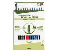 Tratto 1 Green Plastic astuccio 12 pz