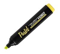 TRATTO - 833501 - Evidenziatore Tratto Video pastel - punta a scalpello - tratto da 1,0mm-5,0mm - giallo pastel- Tratto - 88916 - Conf. da 12 Pz.