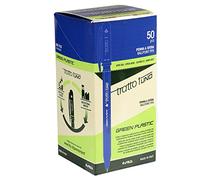 Tratto 93504 Scatola 50 Penna Blu Tratto 1 Green Punta Media, 1.0Mm