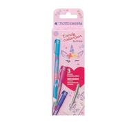 TRATTO Cancellik Candy Collection TATTOO - 3 penne cancellabili + 1 matita make up + Stencil tattoo