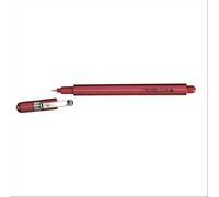 Tratto Penna a punta sintetica Clip Rosso - conf.12