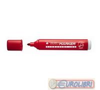 Marcatore Tratto Marker Rosso P.Tonda Cf 12 Pz