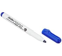 Tratto MEMO 854001 - Pennarello a secco punta tonda, blu, 12 pezzi