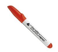 Tratto Memo, 854002 , Chiusura con cappuccio, Colore Rosso, 12 pezzi