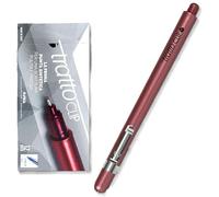 Tratto Penna clip rosso 0.3mm confezione da 12