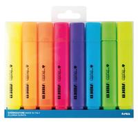 TRATTO VIDEO EVIDENZIATORE MULTICOLORE (8 PEZZI) (F8302)**PUOI PAGARE ANCHE ALLA CONSEGNA!!!**