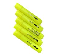Tratto Video Evidenziatore Giallo Yellow fFluorescente Confezione Da 5 Pezzi