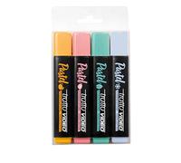 Tratto Video Pastel COCKTAIL busta 4 evidenziatori - colori mandarino-pompelmo-menta-ghiaccio