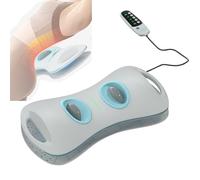 Trattore a decompressione lombare con massaggio dinamico, massaggiatore per la vita per correggere l'allungamento del disco lombare, doppia palla e air bag, impacco caldo e timer, 3 ingranaggi di