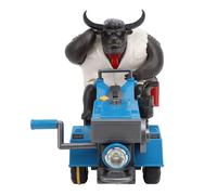 Trattore a Pedale a Mano, Acrobazie per Giocattolo per Trattori Elettrici Interattiva Che Ruota per i Bambini per la Casa (BLUE)