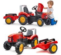 E_0002_S7158080 Falk Trattore a Pedali Falk Supercharger 2020AB Rosso Giocattoli