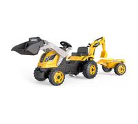 Trattore A Pedali Maxi + Rimorchio