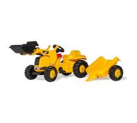 Trattore a pedali Rolly Toys con rimorchio rollyKid CAT per bambini da 2,5 a 5 anni - Nouvo