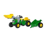 Trattore a pedali Rolly Toys con rimorchio rollyKid John Deere per bambini da 2,5 a 5 anni - Nouvo