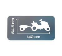 Trattore a pedali Smoby Farmer XL Blu con rimorchio smontabile