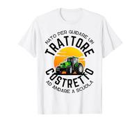 Trattore Agricolo Macchina Agricola Bambino Bimbo Divertente Maglietta