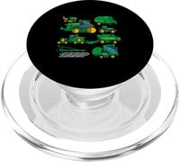 Trattore Agricoltore Veicoli agricoli Camion Fattoria Ragazzi Bambini PopSockets PopGrip per MagSafe