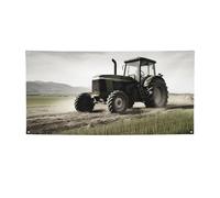 Trattore Agricoltura Tranquil Banner Segno per Esterno Interno Compleanno Sfondo Poster Decorazioni per Feste Forniture Sfondo Foto con Occhielli Bandiera da parete personalizzata