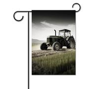 Trattore Agricoltura Tranquil Flag 30,5 x 45,7 cm Bandiere per esterni Divertente Bandiera per feste Banner Bandiere da giardino stampate su entrambi i lati Bandiere da giardino Benvenuto Fuori