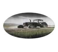 Trattore Agricoltura Tranquil Zerbino Assorbente Velluto Corallo Tappetini da Bagno Antiscivolo Interno Esterno Tappetino Rotondo di Benvenuto Zerbino Lavabile Zerbino per Ingresso Zerbini