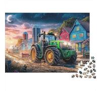 Trattore al crepuscolo 1000 Piece Chip-resistant Edges Stil scen agr Teen Puzzle Gifts Interlocking Tightly Housewarming Gift No Duplicate Pieces 70x50cm/1000pcs