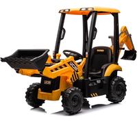 Trattore Cavalcabile Elettrico per Bambini JCB 24V Escavatore con Braccio Scavat