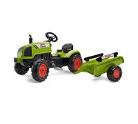 Trattore Claas Arion a Pedali per Bambini - Cofano Apribile e Rimorchio Inclusi - Età 2-5 anni