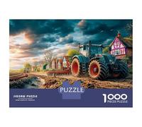 Trattore coltiva Puzzles 1000 Pezzi In Paesaggi rurali Colori Brillanti, Un Gioco Di Puzzle Per Pace Interiore, Ideale Per Attività in Famiglia, Regalo Di Compleanno Originale 70x50cm/100