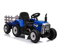 Trattore con rimorchio 12 Volt XMX611 Blu - Pack Luxe