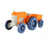 Trattore di plastica con rimorchio 31 cm