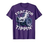 Trattore Disney Pixar Cars Tippin' Maglietta, Uomo, Viola, S