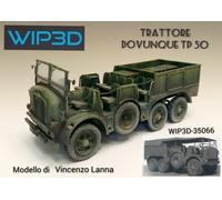 Trattore Dovunque TP 50, modello in resina. Scala 1/35 - N° rif. 35066 WIP3D
