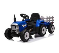 Trattore e Rimorchio Macchina Elettrica per Bambini a Batteria 12V Telecomandata