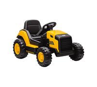 TRATTORE ELETTRICO AIYAPLAY IT370-435V90YL - Ride-On per 3-6 Anni con Telecomando, Bluetooth, Batteria 12V