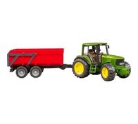 Bruder 02057 Trattore John Deere 6920 con Rimorchio Ribaltabile Rosso 3 Anni+
