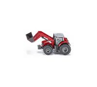 Trattore Massey Ferguson con caricatore frontale - - Scala 1/50 - Bianco e multicolore - Bambini dai