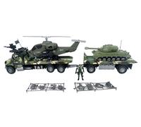 Trattore militare con soldato 80 cm