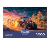 Trattore mobile Puzzles 1000 Pezzi In Sogno rurale Cartone Pressato, Un Classico Puzzle A Pezzi Per Enigma Ultra Difficile, Ideale Per Hobby Invernale, Il Miglior Regalo Per Gli Amanti Dei Pu