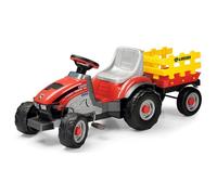 Trattore Peg Perego Mini Tony Tigre 4 ruote Grigio Rosso pedali esterno