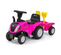 Trattore Rosa Milly Mally Ride On New Holland T7 per Bambini - Nouvo