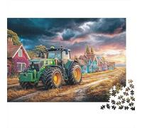 Trattore rurale Puzzle 1000 Pezzi In Vista campagna cartone Resistente, Un Tangram Per Giochi Di Puzzle Per Lo Sviluppo Cognitivo, Ideale Per Attività Fuzzle Post-scuola, Il Puzzle Più
