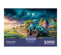 Trattore rurale Puzzles 1000 Pezzi In Stile paesaggio Cartone Pressato, Un Classico Puzzle A Pezzi Per Enigma Ultra Difficile, Ideale Per Hobby Invernale, Il Miglior Regalo Per Gli Amant