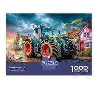 Trattore rurale Rompicapo 1000 Pezzi In Arte rurale Cartone Di Alta Qualità, Un Premium Jigsaw Puzzle Per Enigma Di Abilità Logica, Ideale Per Attività Per Giorni Di Pioggia, Regalo