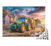 Trattore rurale Rompicapo 1000 Pezzi In Campagna sogno carta Premium, Un Puzzle Per Enigma Ultra Difficile, Ideale Per Indoor Leisure Puzzle, Il Miglior Regalo Per Gli Amanti Dei Puzzle 3