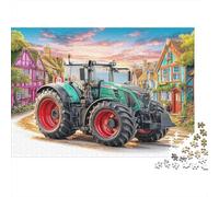 Trattore rurale Rompicapo 1000 Pezzi In Paesaggio puzzle in Cartone Premium, Un Puzzles Per Giochi Di Puzzle Per Lo Sviluppo Cognitivo, Ideale Per Passatempo Per Anziani, Il Puzzl