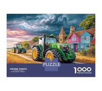 Trattore rurale Rompicapo 1000 Pezzi In Pittura rurale puzzle in Cartone Premium, Un Puzzles Per Giochi Di Puzzle Per Lo Sviluppo Cognitivo, Ideale Per Passatempo Per Anziani, Il Puzzle